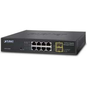 Planet GSD-1020S netwerk-switch Managed L2+ Gigabit Ethernet (10/100/1000) Zwart 1U