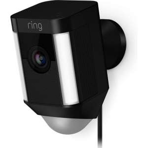 Ring Spotlight Cam - Beveiligingscamera - Bedraad - Zwart