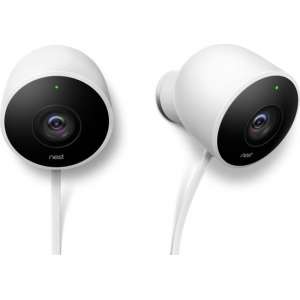 Google Nest Cam Outdoor Beveiligingscamera - 2 stuks