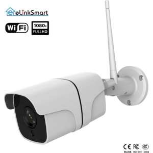 eLinkSmart WIFI Camera met App IOS / Android | 1080P Full HD IP camera beveiliging draadloos | Beveiligingscamera buiten