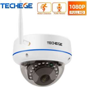 Dome Ip / beveiligings camera voor binnen met wifi en nacht zicht met microfoon 1080 p full hd
