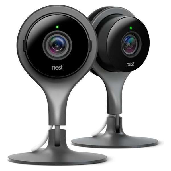 Google Nest Cam Indoor Beveiligingscamera - 2 stuks
