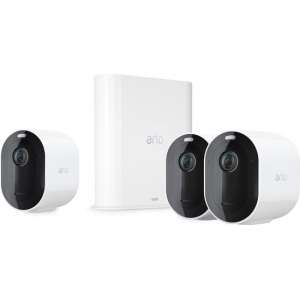Arlo Pro 3 Draadloze IP-Camera's - Basisstation + 3 beveiligingscamera's