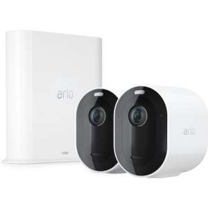 Arlo Pro 3 Draadloze IP-Camera's - Basisstation + 2 beveiligingscamera's