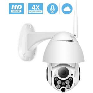 1080P PTZ Beveiliging IP Camera Wifi Buitensnelheid Dome Draadloos Pan Tilt 4X Digitale zoom 2MP Cloud Netwerk CCTV Surveillance