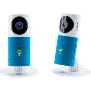 Sinji WiFi IP Beveiligingscamera - Babyfoon - Two way audio - Bewegingsdetectie - Infrarood Sensor - 90° Kijkhoek - Blauw