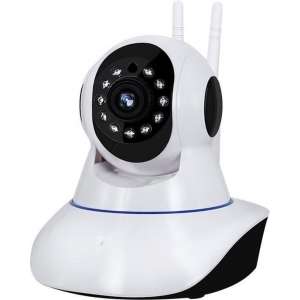 HD 1MP CCTV Wifi IR Nachtzicht Veiligheid Camera | 360° Panoramic 355°/100° Wijde Hoek PTZ Audio APP | Wit