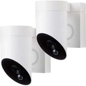 Somfy Outdoor Beveiligingscamera - Wit - 2 stuks