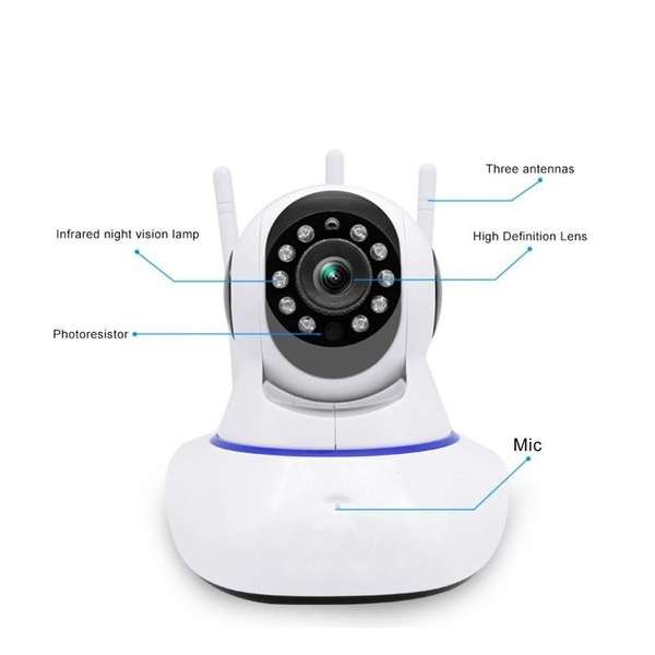 720P WIFI IP Beveilingscamera - baby phone - IP Monitor - bewakingscamera - bewegingsdetectie - security alarm - 2 way audio