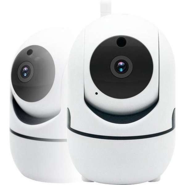 Indoor IP Huiskamer Camera Beveiliging Inc. 32GB SD Kaart WiFi Full HD 360 graden zicht