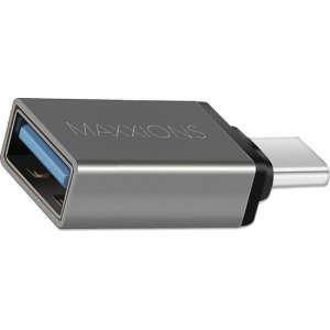 Maxxions® Aluminium USB A naar USB C Adapter Hub - Van USB-A naar USB-C - USB adapter geschikt voor o.a. Macbook