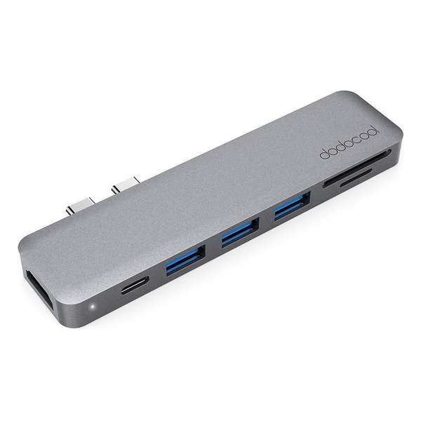Dodocool USB C Hub DC53 - 3 x USB - HDMI - Voeding - (micro) SD