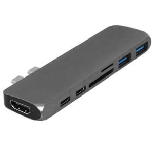 USB c HUB | 7 poorts | TF SD HDMI USB 3.0 | Macbook Pro