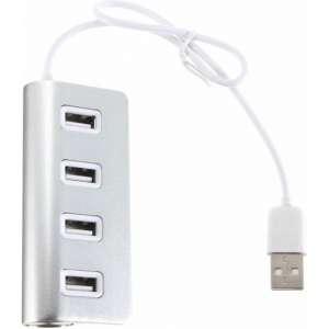 USB splitter HUB - USB hub 4-poorts - USB 2.0 4-ports aluminium hub - DisQounts