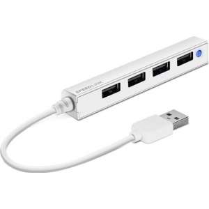 Speedlink SNAPPY SLIM USB Hub 4-Port (Wit)