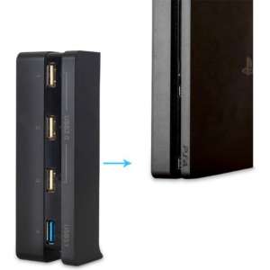 USB Hub voor PS4 SLIM - 4 port - USB 3.0 - USB 2.0 - Gaming HUB PS4 SLIM