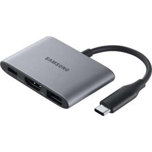 Samsung Multiport Adapter USB-C naar HDMI USB 3.1 en PD 3.0 - EE-P3200BJ - zilver