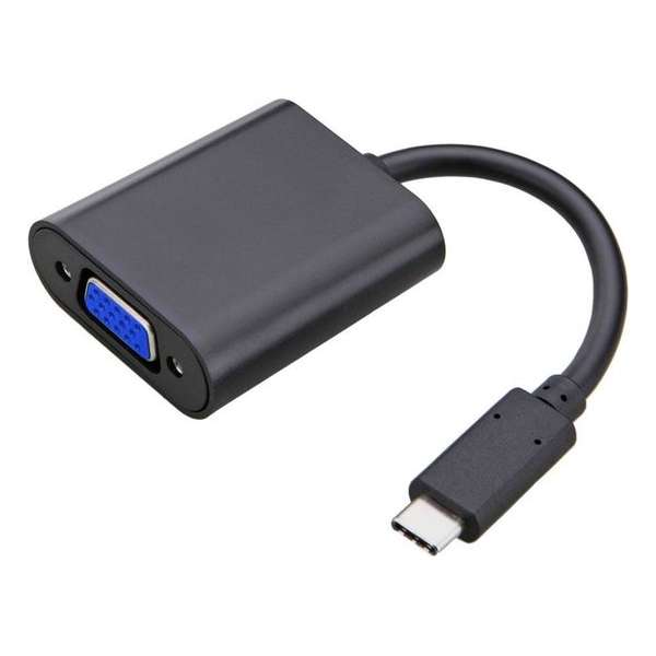 MMOBIEL USB Type C naar VGA Adapter voor Macbook - PC - Laptop - Notebook - 1080p - HDTV - ZWART