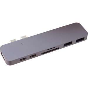 Hyper Duo USB-C adapter voor MacBook Pro - Space Grey