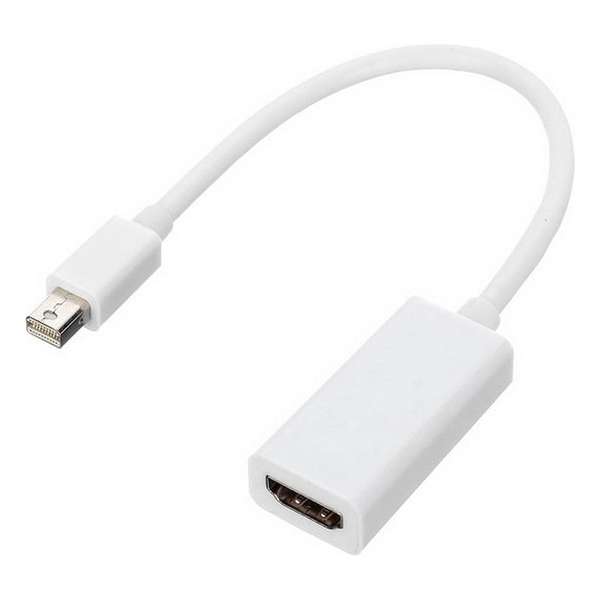 MMOBIEL Mini Display Port naar HDMI Adapter voor Macbook - Mac - Microsoft - Thunderbolt - WIT