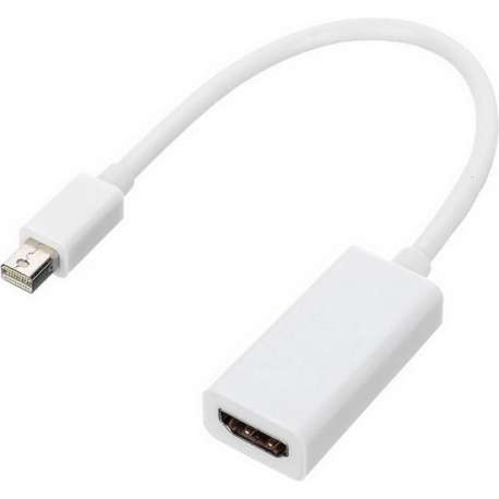 MMOBIEL Mini Display Port naar HDMI Adapter voor Macbook - Mac - Microsoft - Thunderbolt - WIT