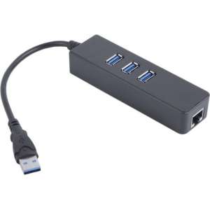 USB 3.0 Hub 3 poorts + Ethernet