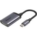 Baseus - USB-C Male naar HDMI en Type-C PD Female Adapter - Output 4K @60Hz