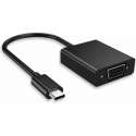 Choetech USB-C naar VGA adapter Full HD 1920x1200 en 1080P - Zwart