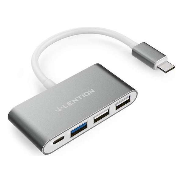 Lention C13 USB-C HUB - Adapter voor Laptop/Macbook - Usb 3.0