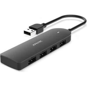 USB-A Hub Adapter - 4x USB-A 3.0  & micro USB | met snoer