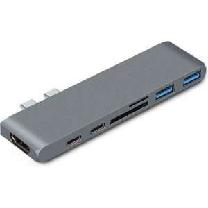 USB-C Hub Adapter 7-in-1 - voor MacBook Pro & MacBook Air - Space Gray