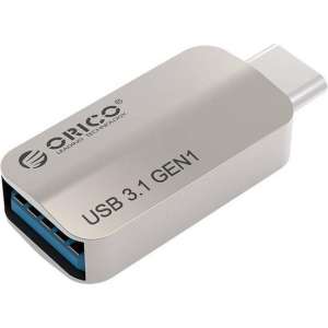 Orico USB-C naar USB 3.1 Gen1 adapter  OTG  - Aluminium - Zilver