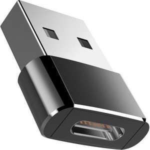 HMerch™ USB-C naar USB convertor - Adapter - USB C naar USB A female - Adapter - Zwart