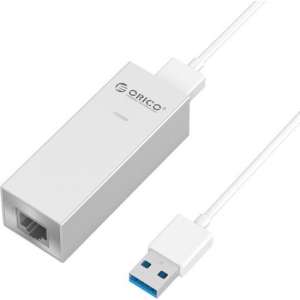 Orico USB 3.0 naar Gigabit Ethernet adapter Aluminium - Zilver
