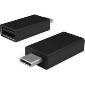 Microsoft Surface USB-C/USB Adapter Male USB Type-C Female USB 3.1 Type-A Zwart