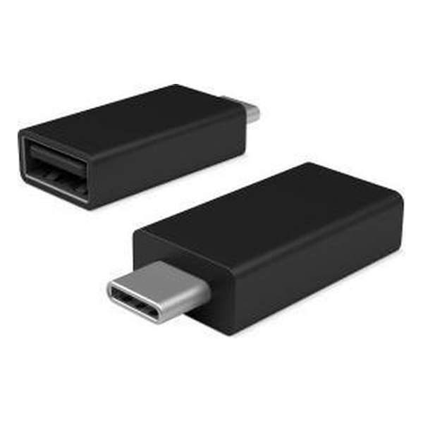 Microsoft Surface USB-C/USB Adapter Male USB Type-C Female USB 3.1 Type-A Zwart