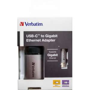 Verbatim USB-C to Gigabit Ethernet Adapter