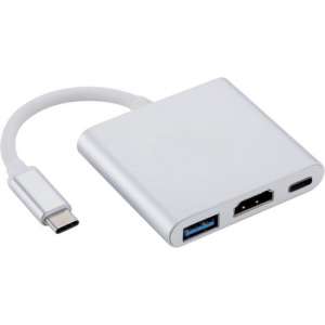 USB-C naar HDMI, USB-A en USB-C Adapter