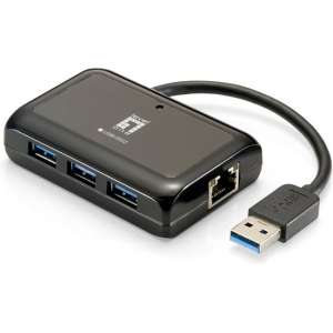 LevelOne USB-0502 - USB hub & ethernetpoort