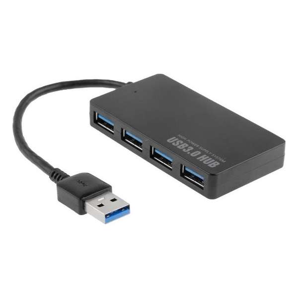 Portable super snelle 4 Poorts USB 3.0 HUB LED Indicator 5Gbps Hot-swap en Plug en Play Portable super snelle 4 Poorts USB 3.0 HUB LED Indicator 5Gbps Hot-swap en Plug en Play