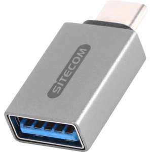 Sitecom CN-370 kabeladapter/verloopstukje USB 3.0 USB 3.1 Type C Zilver
