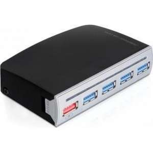 Delock - 4-Poorts USB 3.0 Hub - Zwart