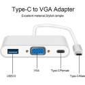 SmartGadget USB-C HUB naar VGA, USB en USB-C voor Macbook / Chromebook / Acer / Dell / HP / Lenovo
