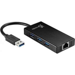 j5create USB 3.0 Multi adapter Gigabit Ethernet & 3-port HUB