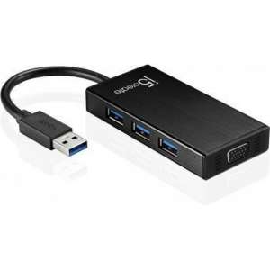 j5create USB 3.0 Multi adapter VGA & 3-port HUB