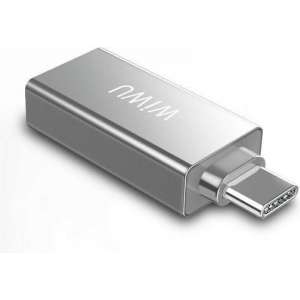 WIWU -USB-C naar USB Hub - Aluminium - Grijs