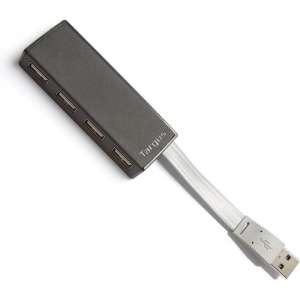 Targus 4 Poort USB 2.0 Hub - Zwart