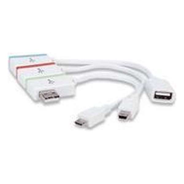 USB-Hub Manhattan USB 2.0 iLynk Micro&Mini USB Adapter