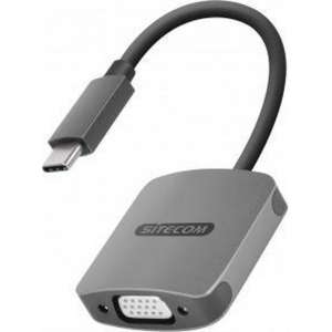 Sitecom CN-374 kabeladapter/verloopstukje USB-C VGA, USB-C Grijs