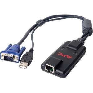 APC KVM-USBVM toetsenbord-video-muis (kvm) kabel Zwart